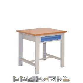 WORKBENCH WITH ADJUSTABLE LEGS (850x720x830-930 mm)