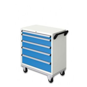 MOBILE TOOL CABINET (860x490x810 + 170 mm) 5 DRAWERS