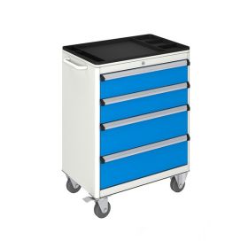 MOBILE TOOL CABINET (700x450x930 mm) 4 DRAWERS